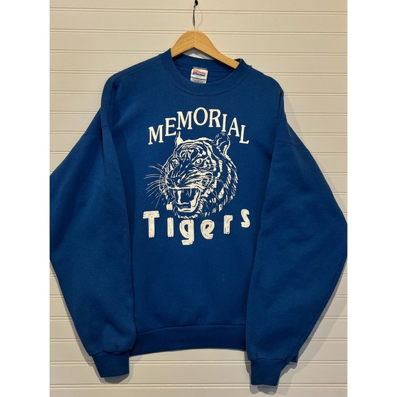Vintage 1990s memorial tigers graphic crewneck - Picture 1 of 4